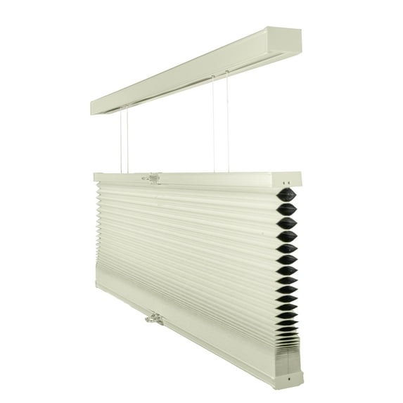 Chicology Cordless Top Down Bottom Up Blackout Cellular Shade Neutral White 71 in. W x 72 in. L