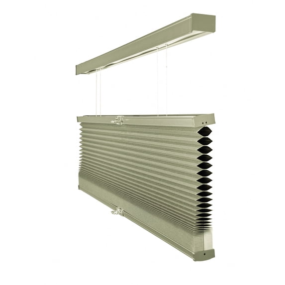 Chicology Cordless Top Down Bottom Up Blackout Cellular Shade Palmer Green 55.25 in. W x 48 in. L