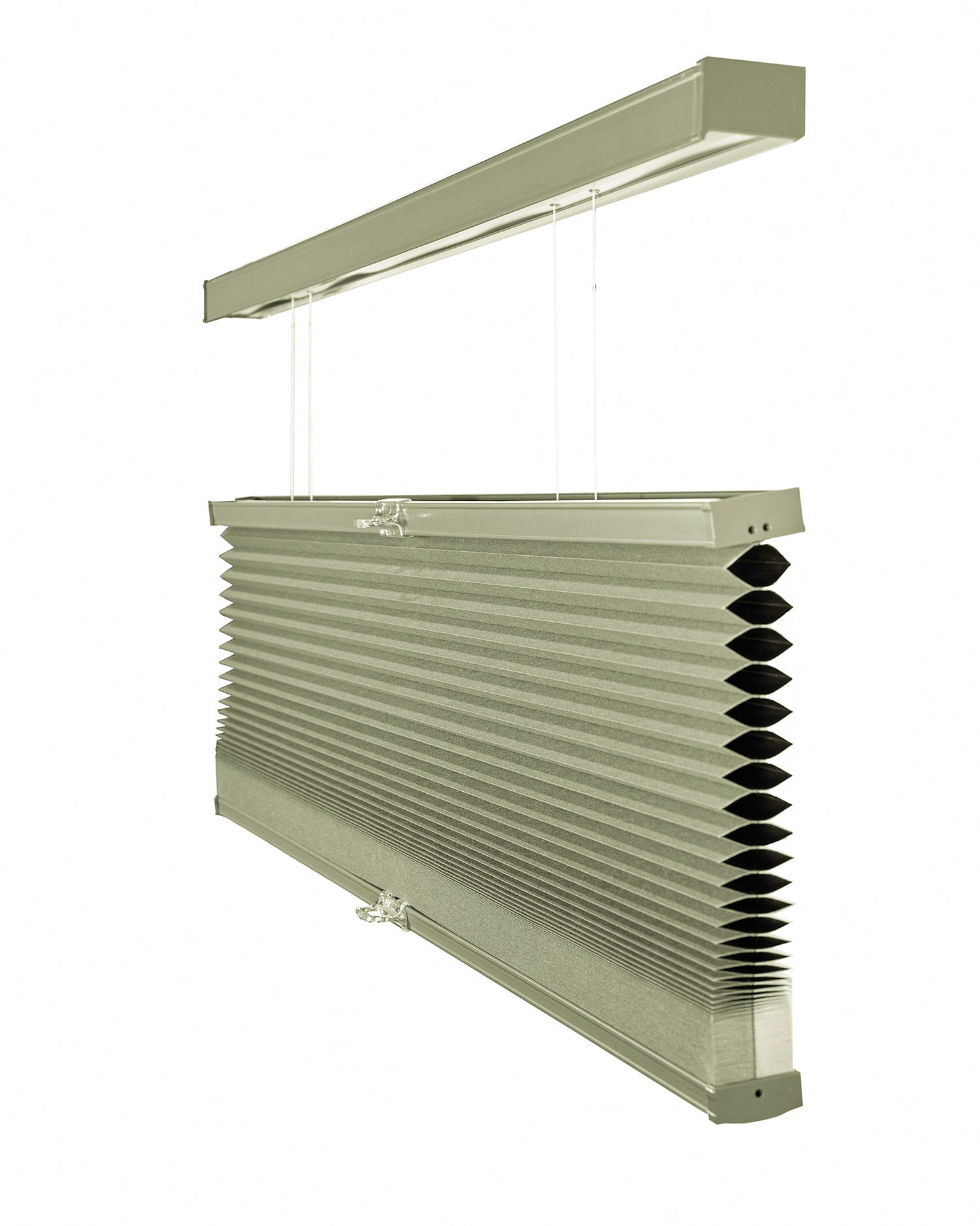 Chicology Cordless Top Down Bottom Up Blackout Cellular Shade Palmer Green 62.25 in. W x 72 in. L