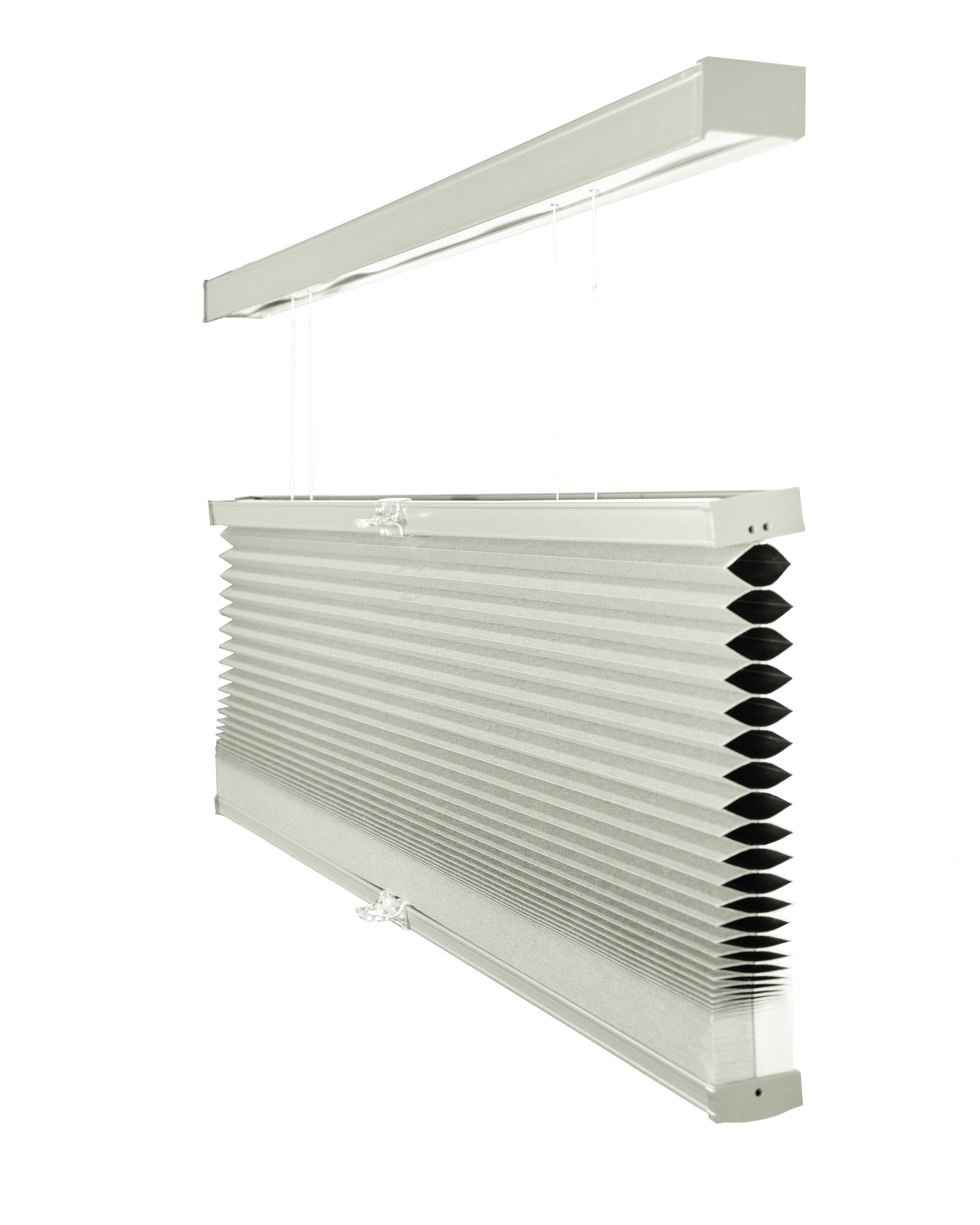 Chicology Cordless Top Down Bottom Up Blackout Cellular Shade Pebble Grey 37.5 in. W x 48 in. L