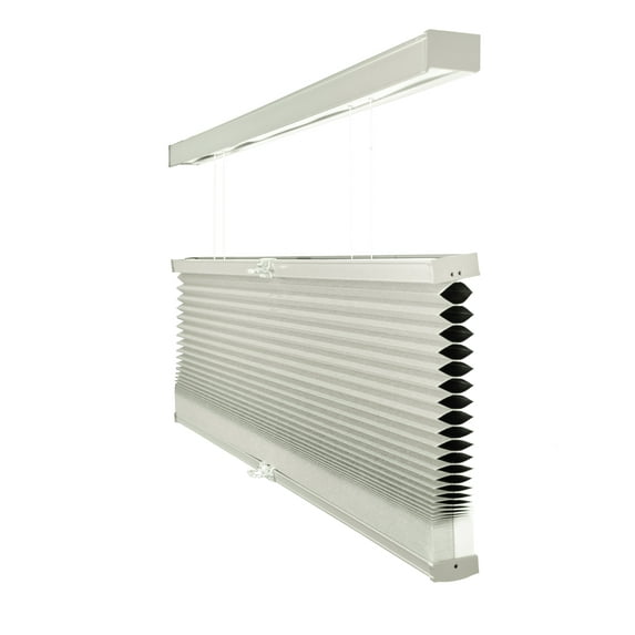 Chicology Cordless Top Down Bottom Up Blackout Cellular Shade Pebble Grey 57.5 in. W x 48 in. L