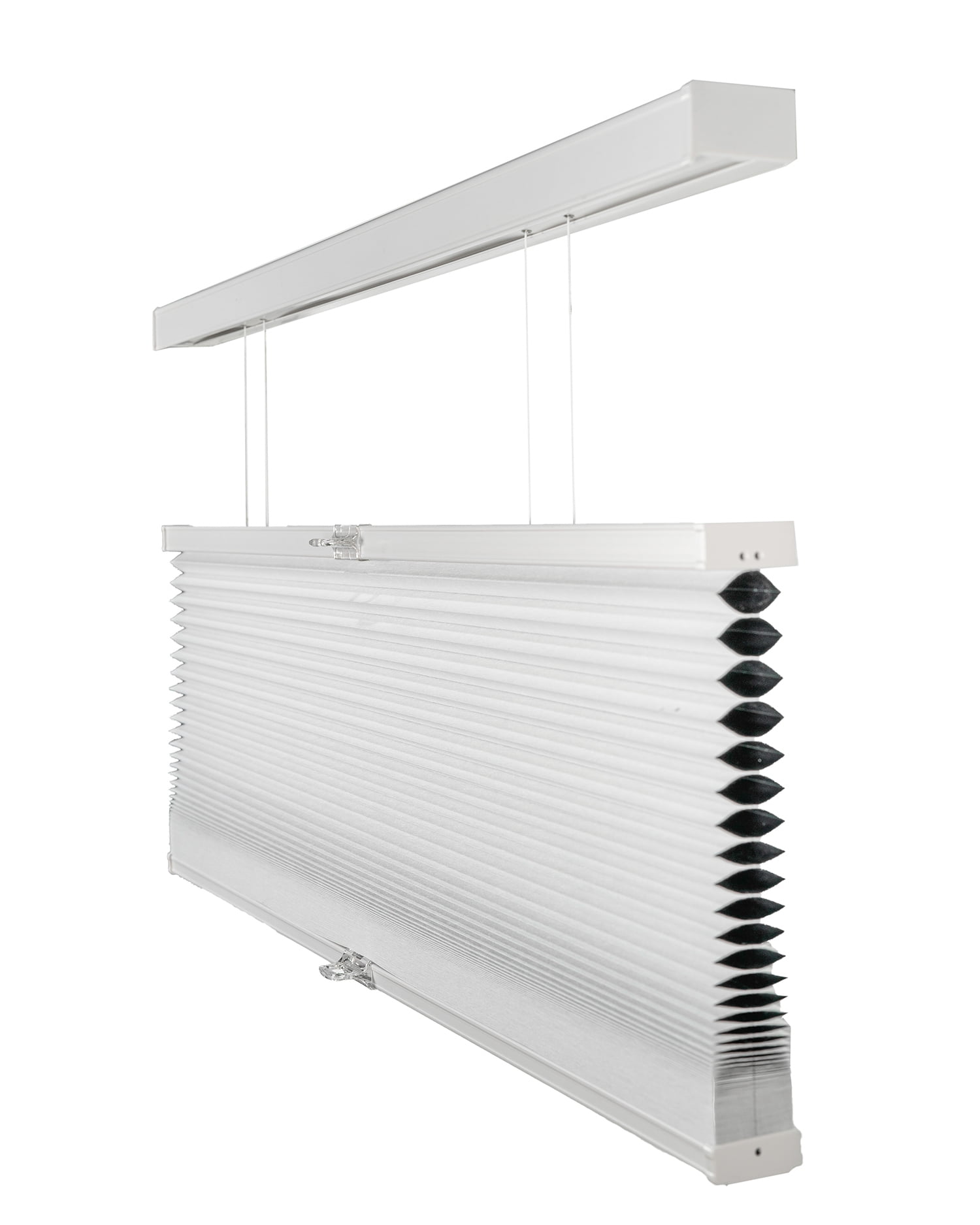 Chicology Cordless Top Down Bottom Up Blackout Cellular Shade Simply White 23.75 in. W x 48 in. L