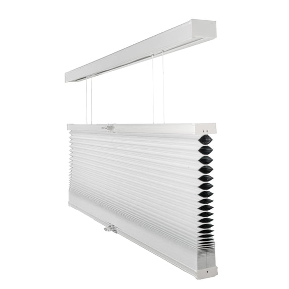 Chicology Cordless Top Down Bottom Up Blackout Cellular Shade Simply White 65 in. W x 72 in. L