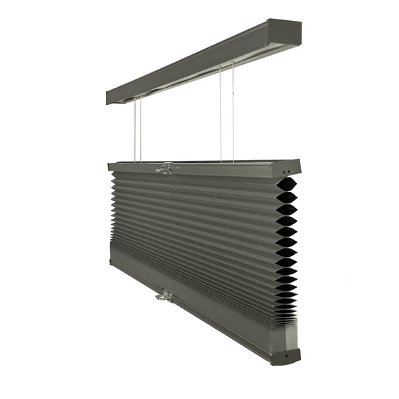 Chicology Cordless Top Down Bottom Up Blackout Cellular Shade Tarpaulin Grey 52.75 in. W x 48 in. L