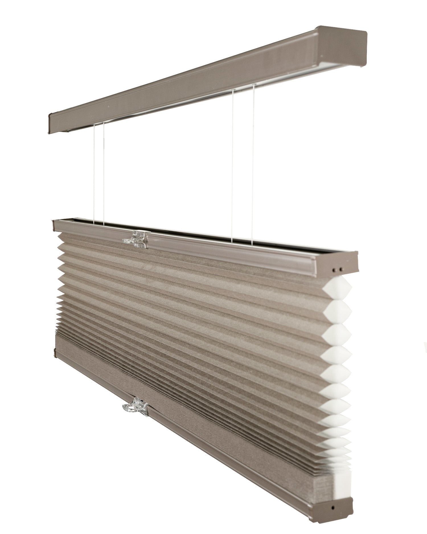 Chicology Cordless Top Down Bottom Up Light Filtering Cellular Shade Barnwood 37"W x 48"H
