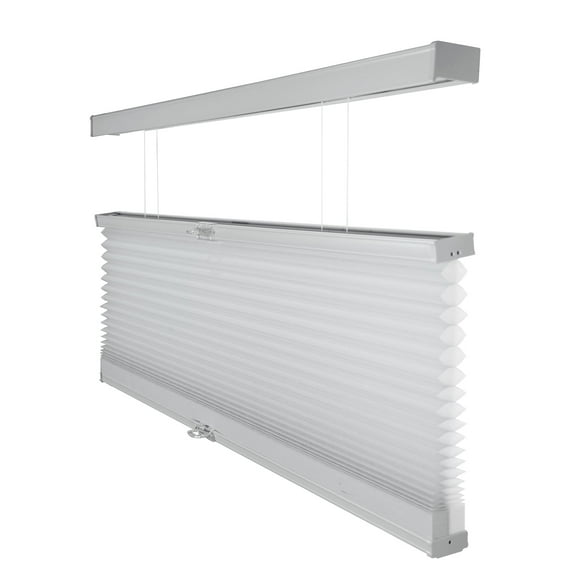 Chicology Cordless Top Down Bottom Up Light Filtering Cellular Shade Light Grey 23.25"W x 48"H