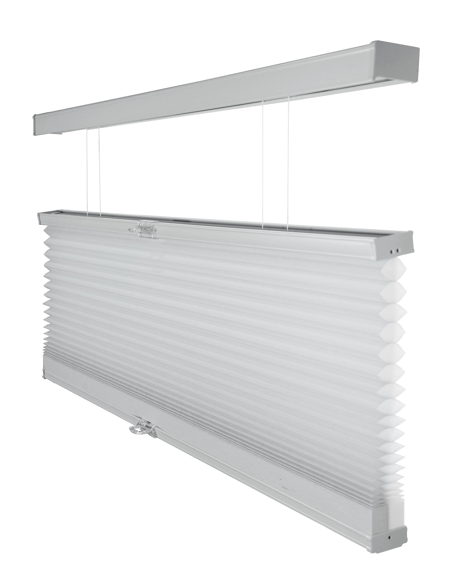 Chicology Cordless Top Down Bottom Up Light Filtering Cellular Shade Light Grey 35.25"W x 72"H