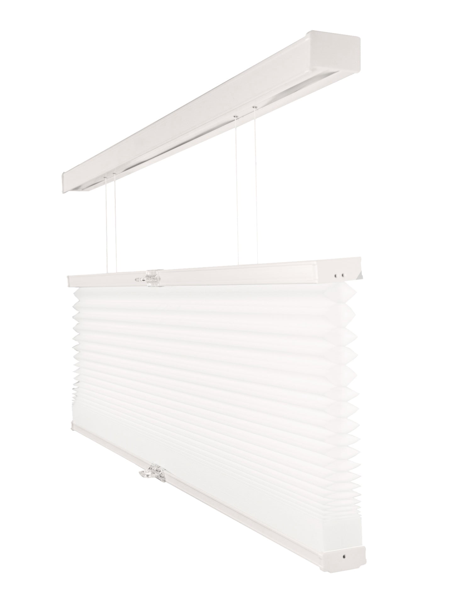 Chicology Cordless Top Down Bottom Up Light Filtering Cellular Shade Limestone 33.5"W x 72"H