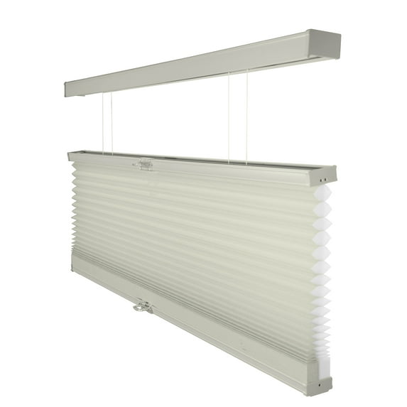 Chicology Cordless Top Down Bottom Up Light Filtering Cellular Shade Pebble Grey 64.25"W x 48"H