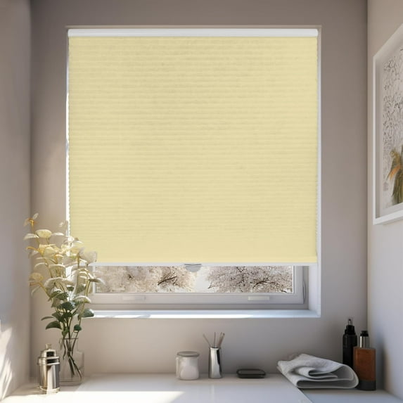 Chicology Cream Cordless Light Filtering Cellular Shades 21.25 in. W x 72 in. L