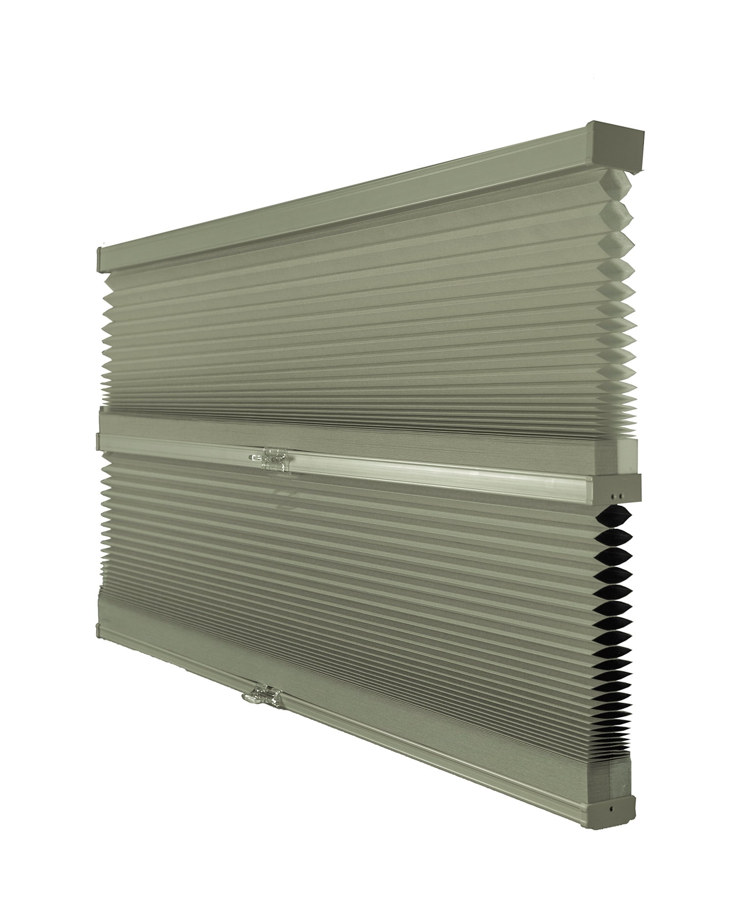 Chicology Day and Night Cordless Cellular Shade, Palmer Green - 66.75"W X 48"H