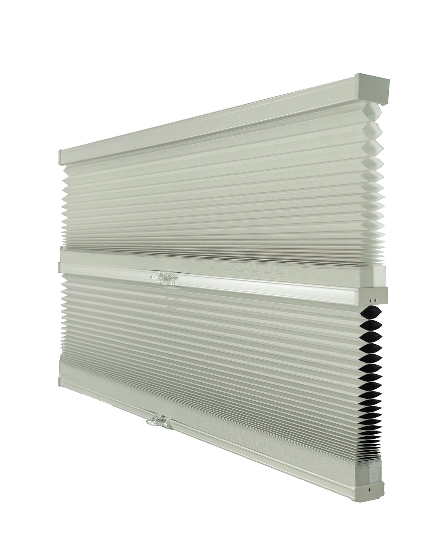 Chicology Day and Night Cordless Cellular Shade, Pebble Grey - 25.25"W x 48"H