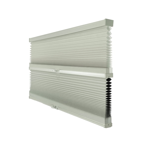 Chicology Day and Night Cordless Cellular Shade, Pebble Grey - 53.75"W x 48"H