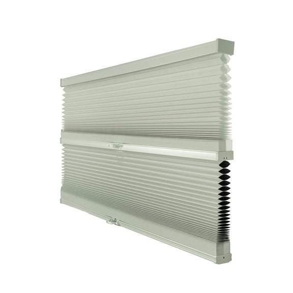 Chicology Day and Night Cordless Cellular Shade, Pebble Grey - 56.5"W x 72"H
