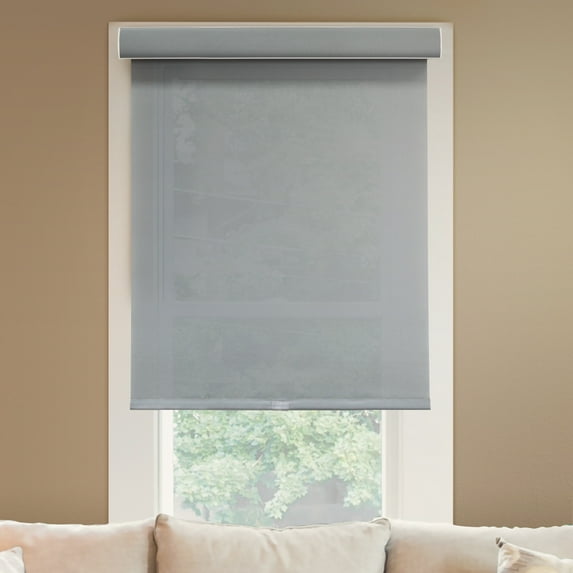 Chicology Deluxe Free-Stop Cordless Roller Shade, Pebble (Light Filtering) 68"W X 72"H