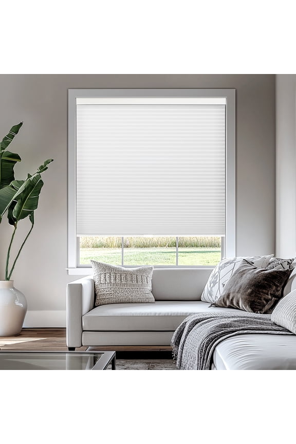 Light Filtering Cellular Shade, Morning Mist, 56.5"W x 72"H