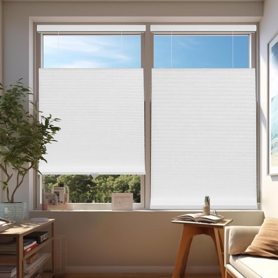 Chicology White Light Filtering Cordless Top Down Bottom Up Cellular Shades 41.5 in. W x 72 in. L