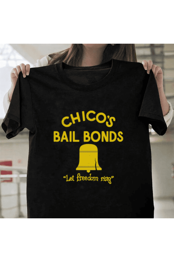 Chicos Bail Bonds The Bad News Bears Funny Retro Baseball Movie Unisex T-Shirt, up to size 3XL.