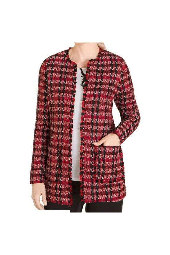 Chicos Petite Tweed Open-Front Jacket, Size 1P (M-8P/10P)