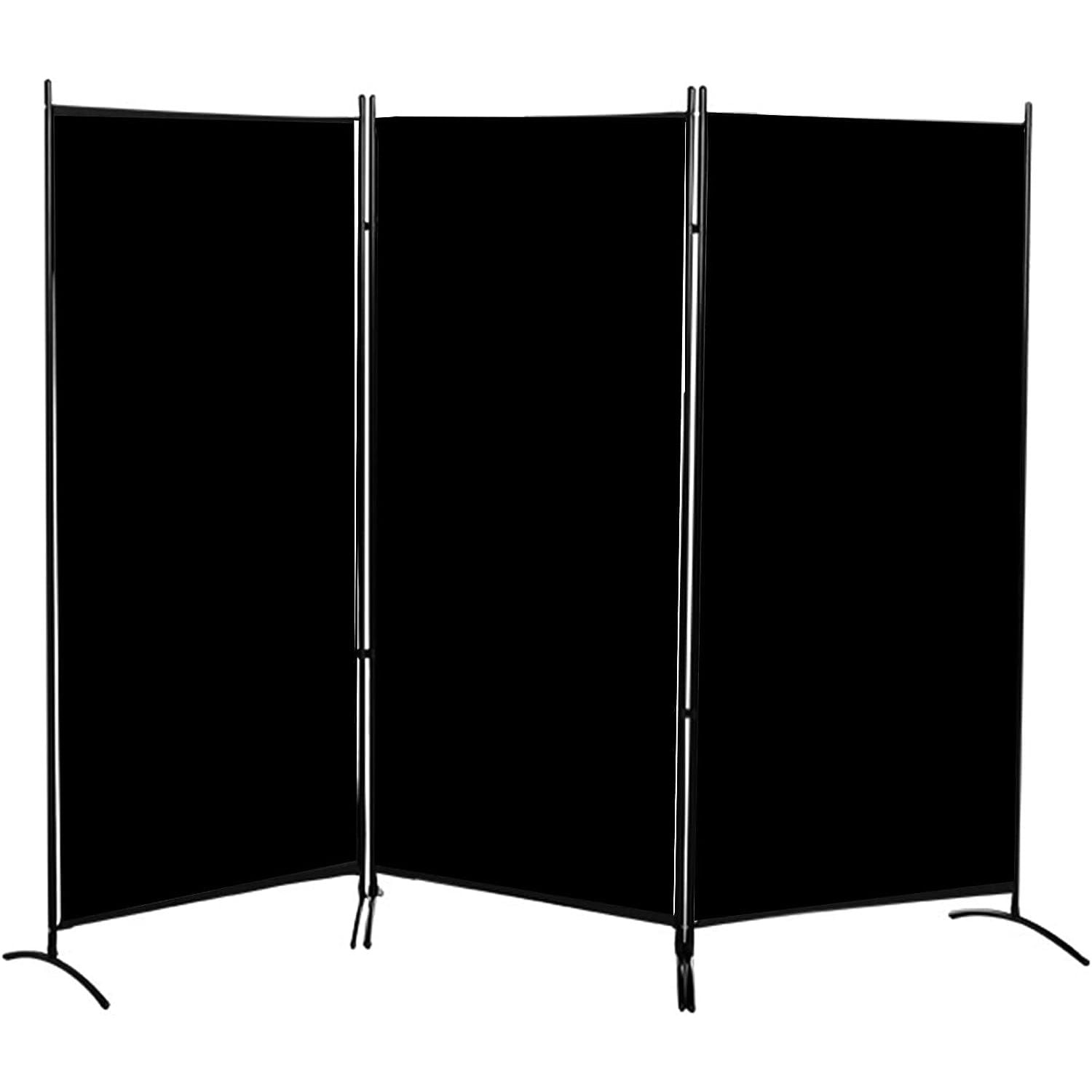 Chictail 3 Panel (6ft) Folding Room Divider, Folding Privacy Screens