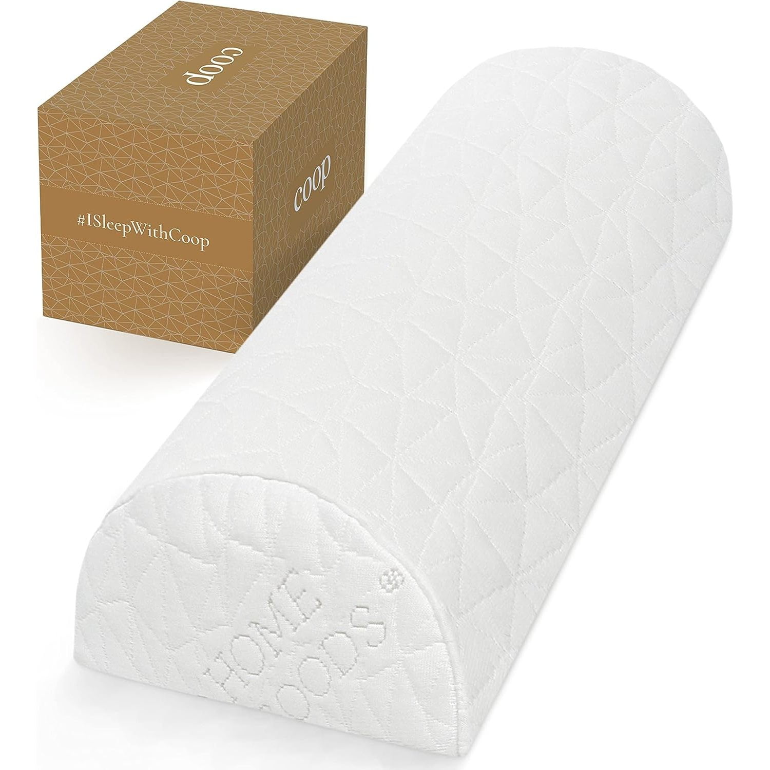 Chictail Bolster Pillow, 4 Position HalfMoon Form with Adjustable