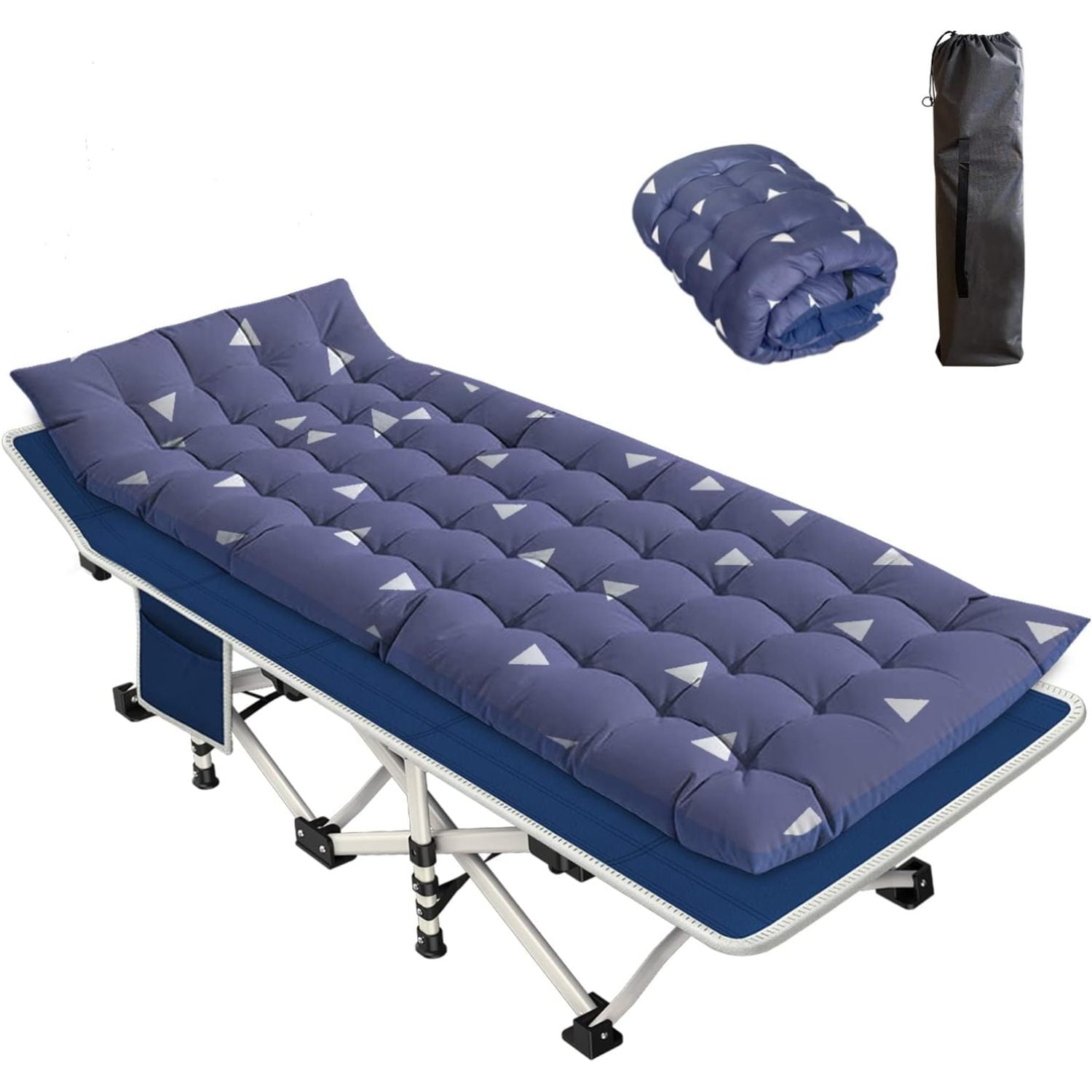 Chictail Camping Cot with Comfortable Mattress Cots for Sleeping