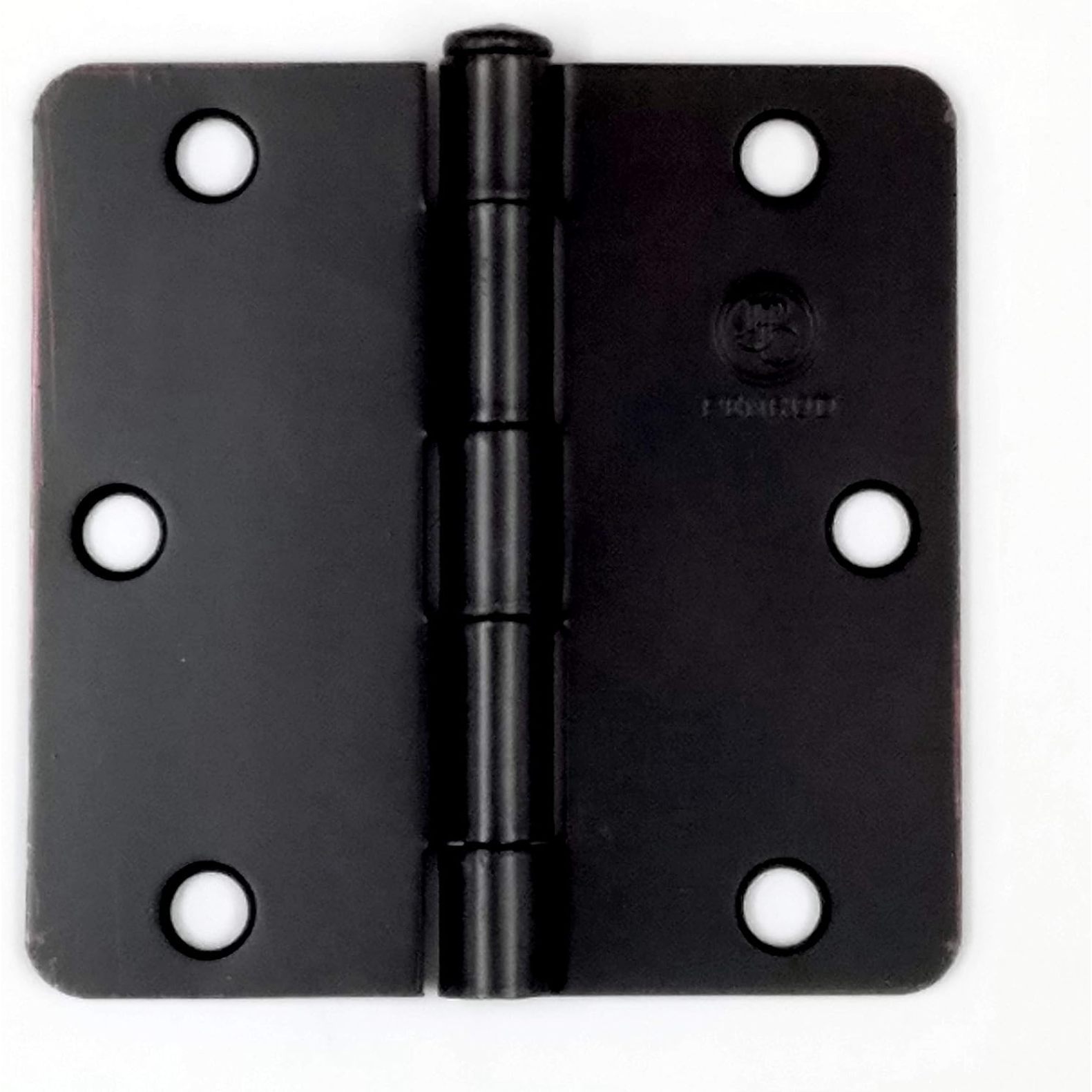Chictail Door Hinges 3.5 Inch with 1/4 Inch Interior, Oil Rubbed Bronze