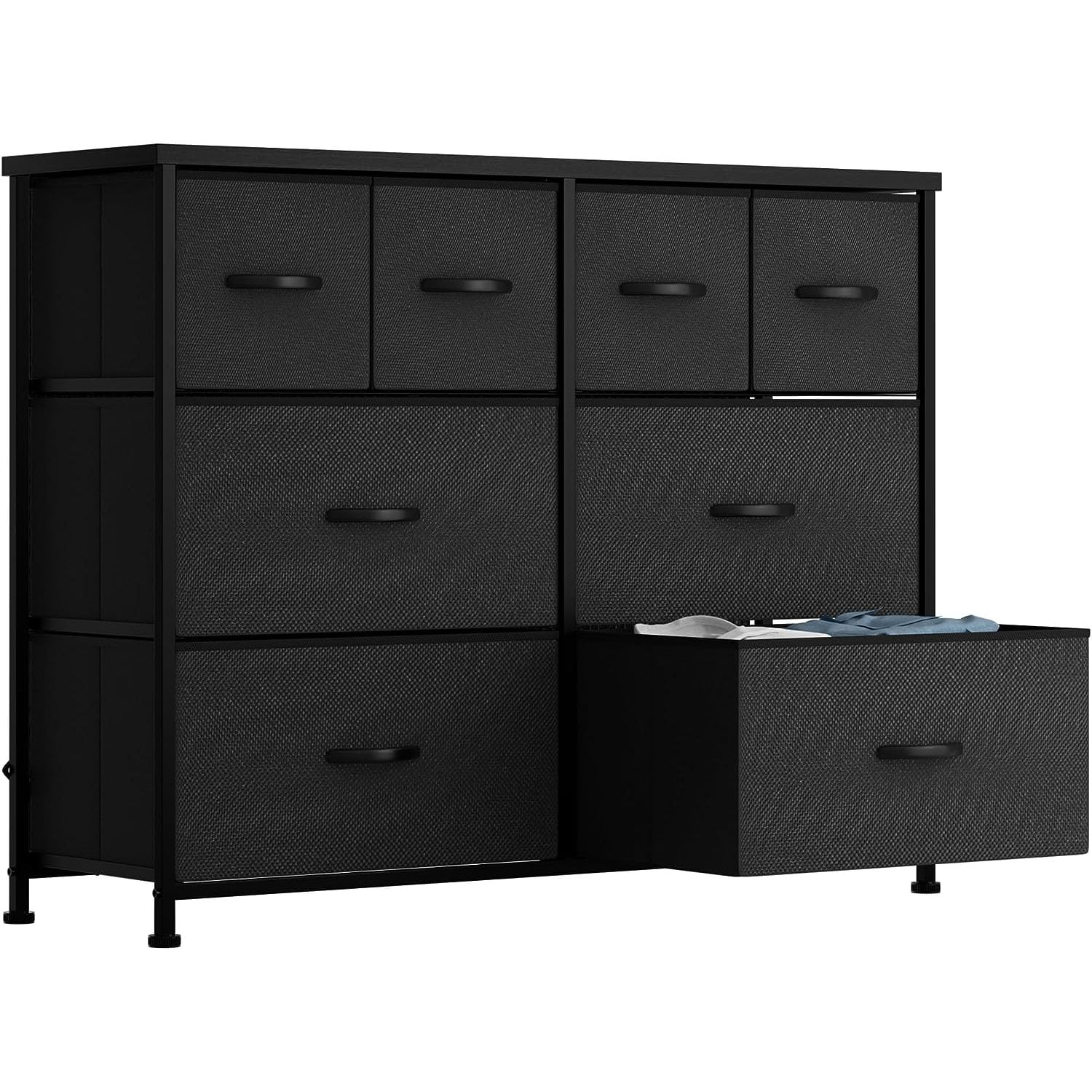 Chictail Fabric Dresser for Bedroom, Tall Wide Dresser, Storage Tower