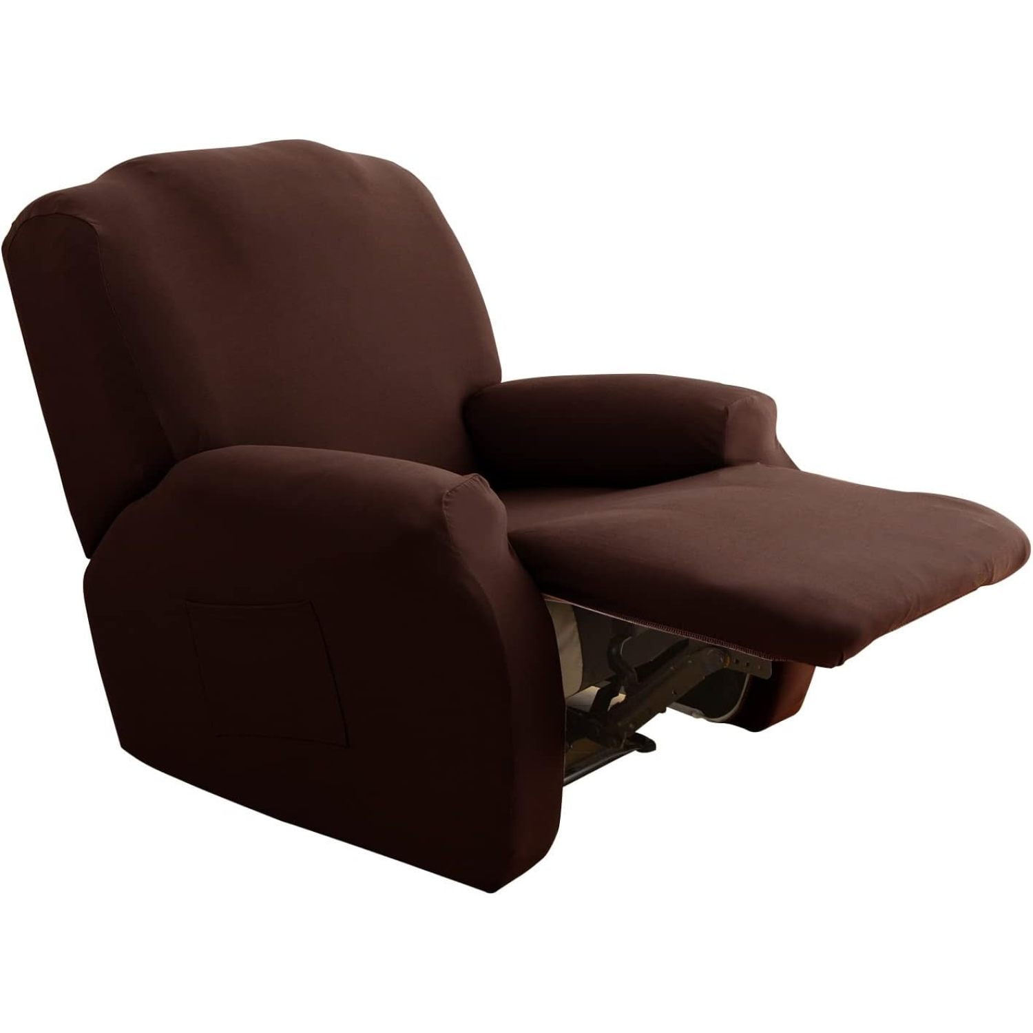 Chictail Recliner Covers Stretch Recliner Chair Covers with Pocket,4