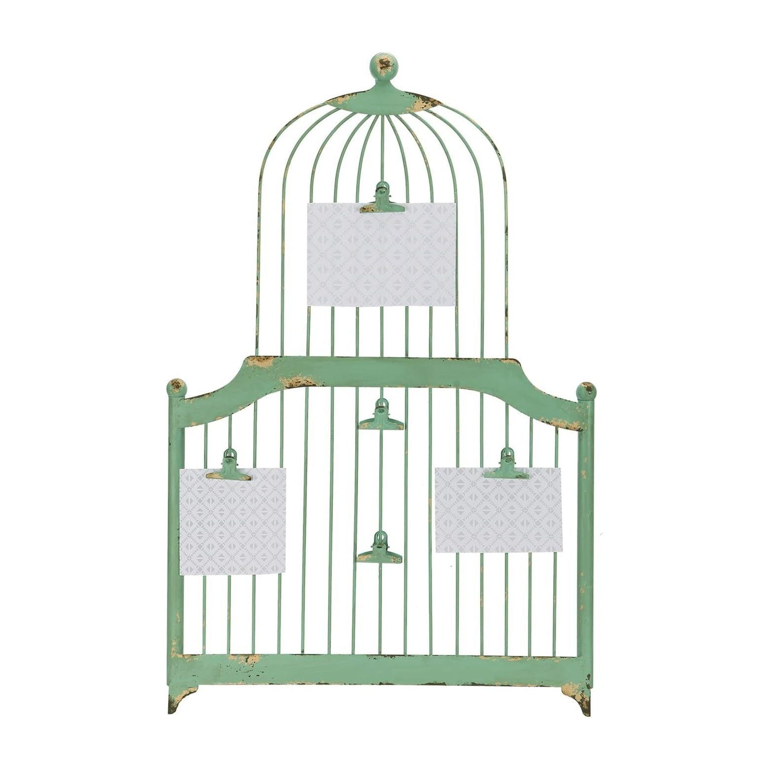 Chictail Rustic Wall Photo Grid Panel, Hanging Display Grid Shelf for