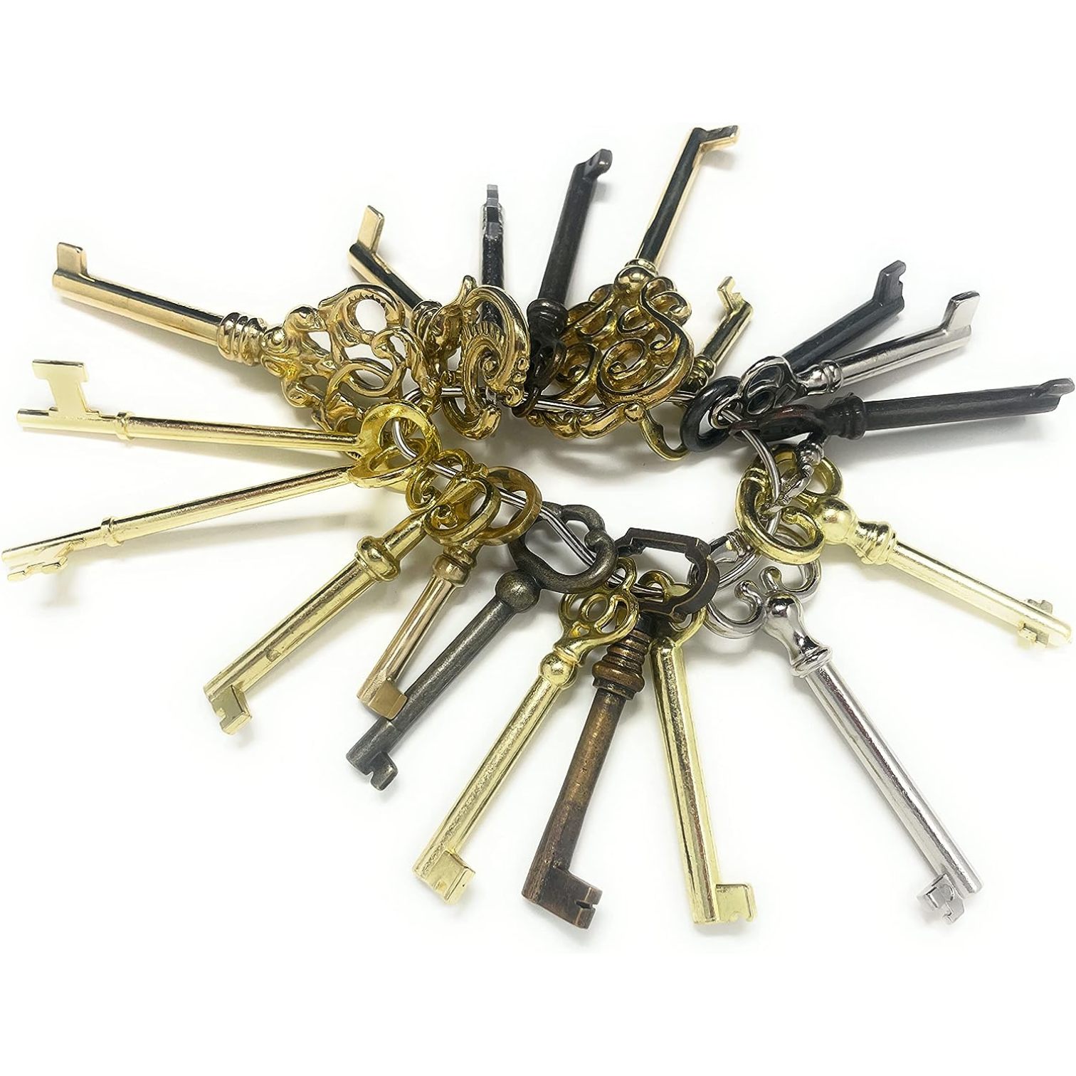 Chictail Skeleton Key Set Reproduction for Antique Furniture