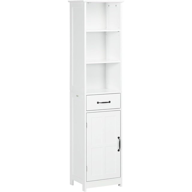 Chictail Slim Bathroom Storage Tall Bathroom Linen