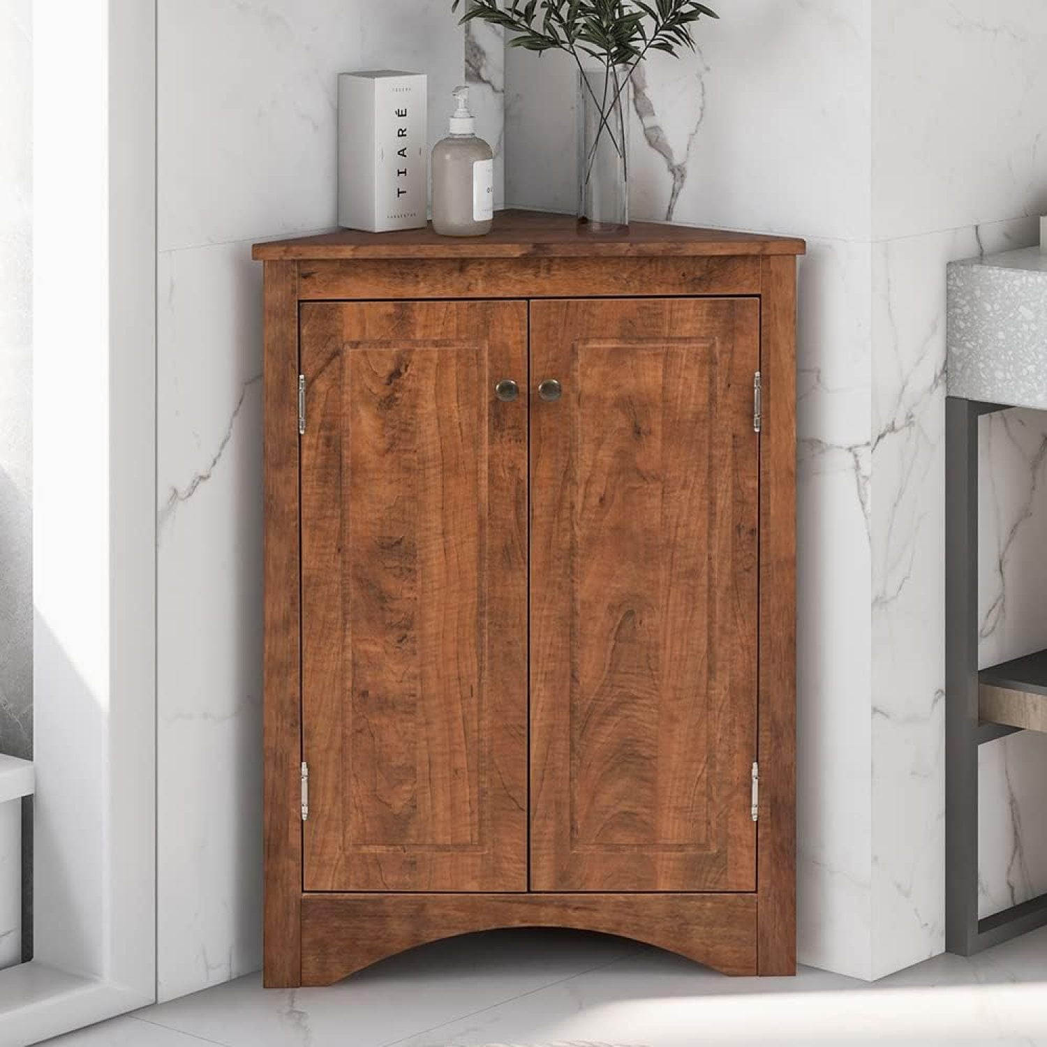 Chictail Small Corner Bathroom Storage Freestanding