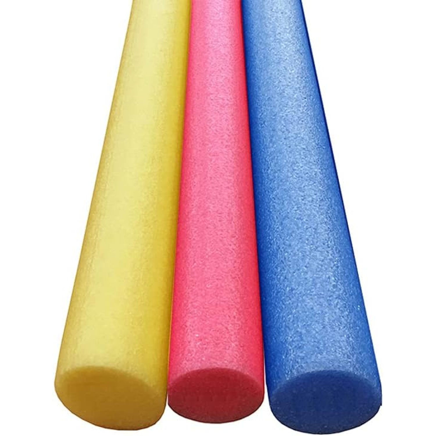 Chictail Solid Deluxe Foam Pool Swim Noodles 3 Pack 55 Inch Length