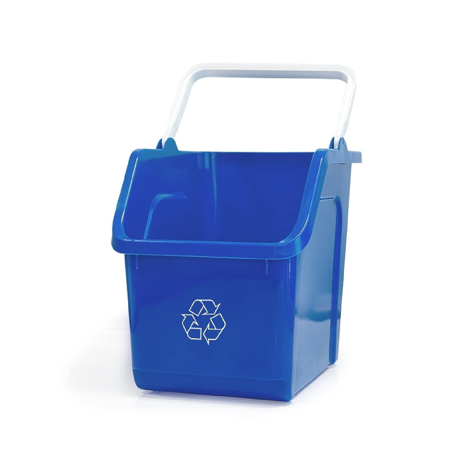 Chictail Stackable Recycle Bin with Handle, 6 Gallon / 25 Liter Ideal for Kitchen, Home