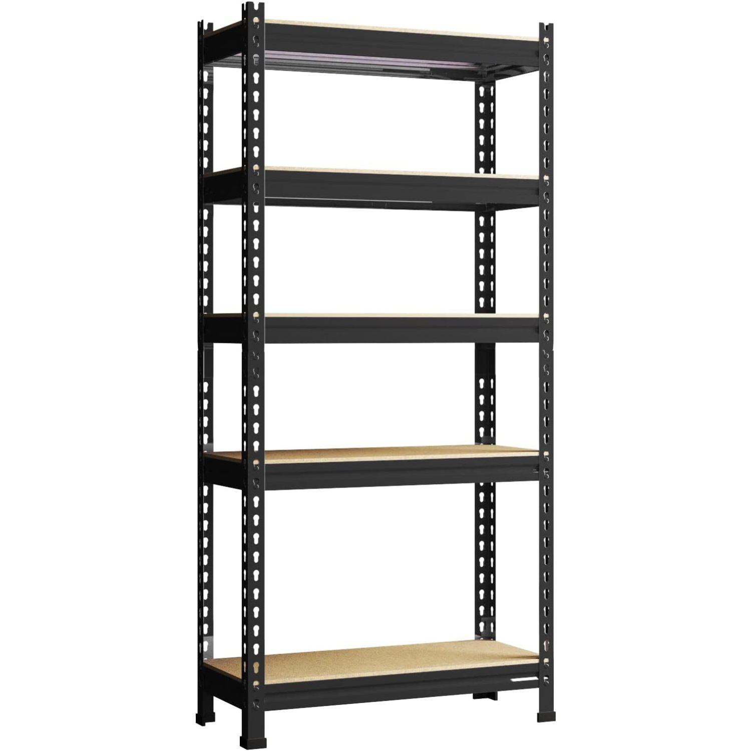 Chictail Storage Shelves 5 Tier Adjustable Garage Storage Shelving