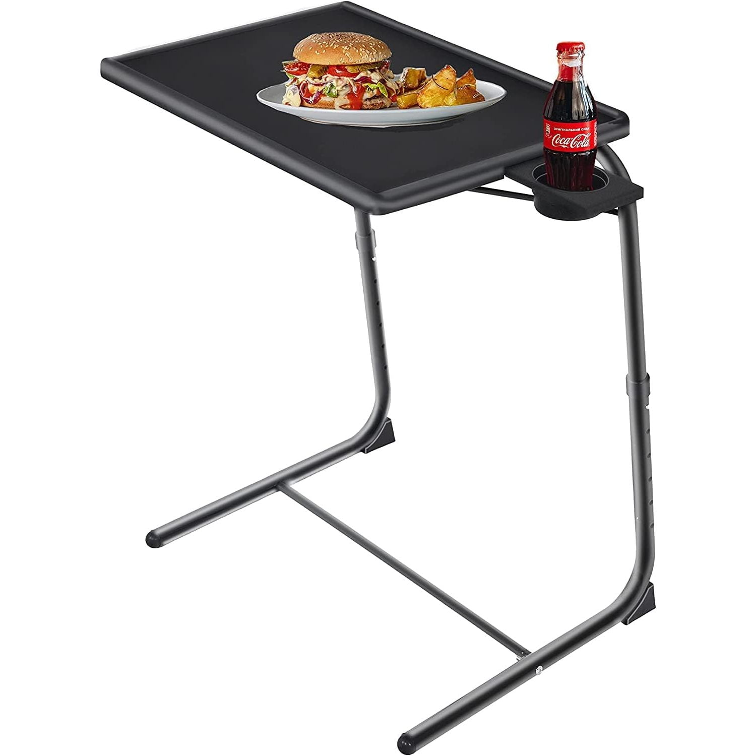 Chictail TV Tray Table Set of 1, Folding TV Tray 6 Height and 3 Angle