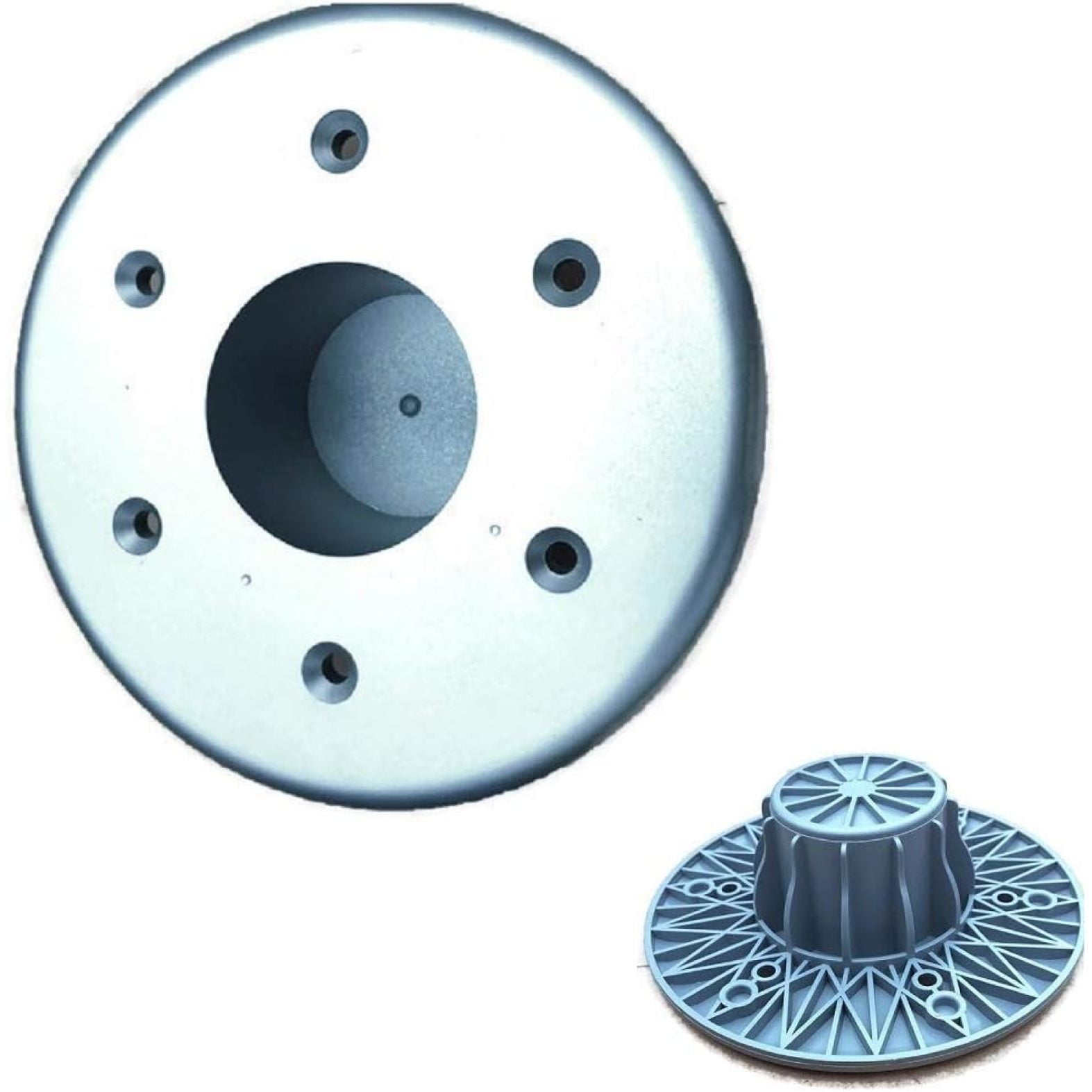 Chictail Table Leg Base 6 ¼" Dia for 2 ¼" Pole RV RECESSED Mount