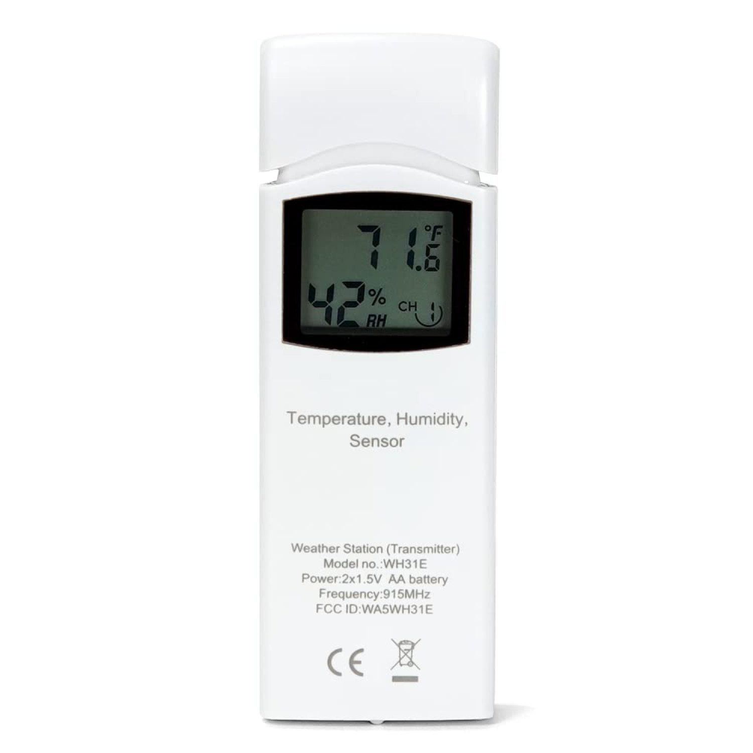 Chictail WH31E ThermoHygrometer Sensor for WS0265, WS2000, WS3000