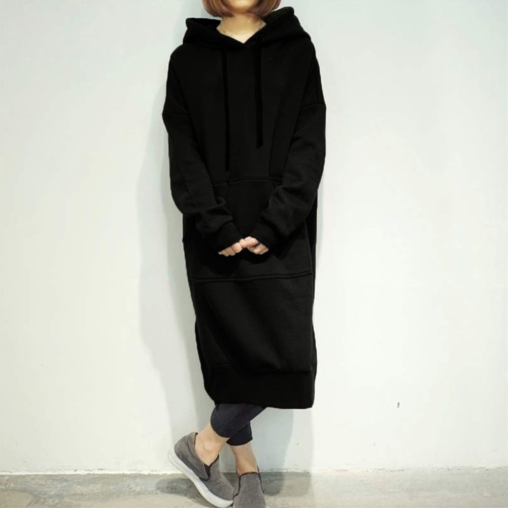 Ankle length hoodie sales