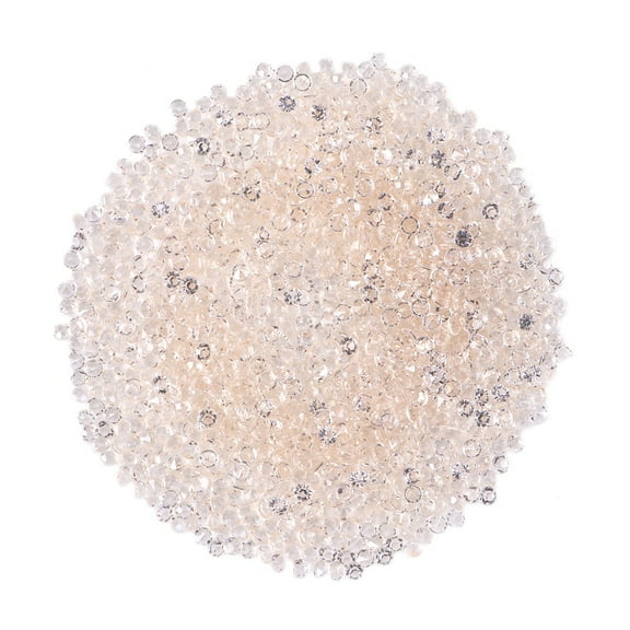 Chidian 1000pcs 3mm Nail AB Nail Rhinestones Round Beads Flatback Glass Charms Gems Stones for Nails Decoration Makeup Clothes Shoes ( )