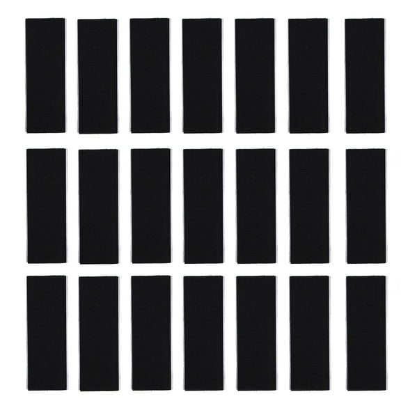 IDEANATEGRATE Adhesive Hook Tape Nylon For Home Use Object Organization 100Pcs 3.9x0.8x0.4In