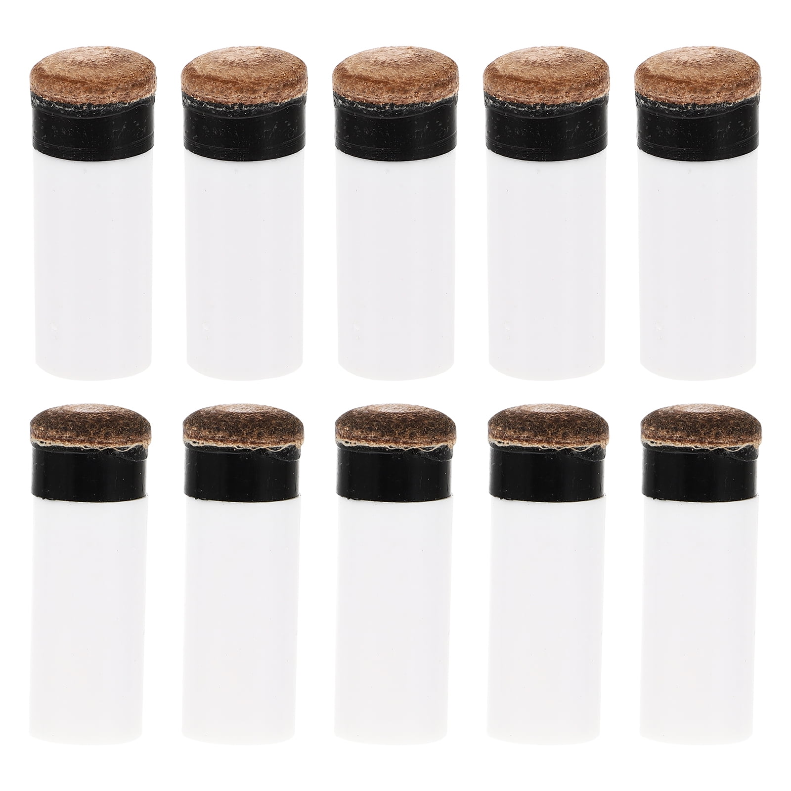Chidian 10pcs Billiard Cue Tips Pool Cues Tips Replacements Screwon