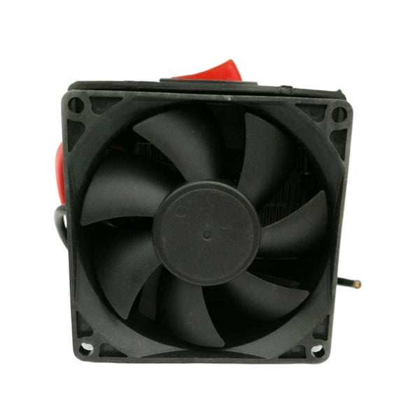 Chidian 12V Car Heater Fan Warm Air Blower Truck Auto Heater Hot Cooling Fan Windscreen Window Demister Defroster (Black)