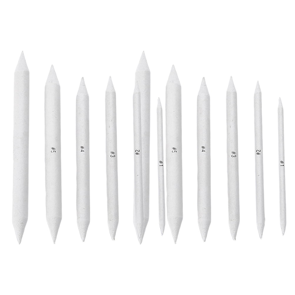 Chidian 2 Sets/12PCS Blending Stumps Paper Stumps Art Drawing Stumps