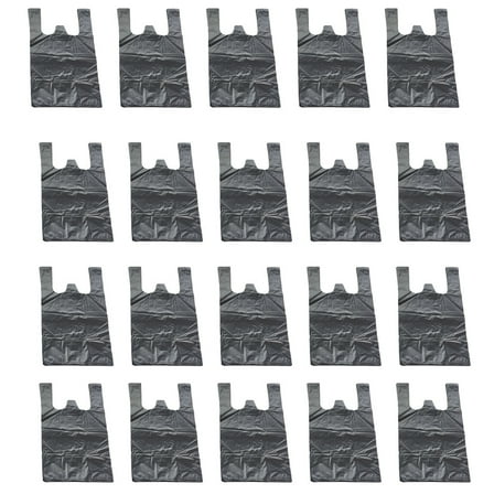 Chidian 200pcs Mini Personal Disposal Bags Pet Litter Bag Vest Type Rubbish Bags