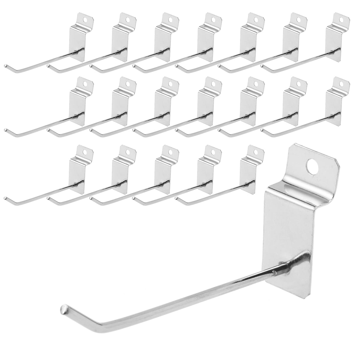 Chidian 20Pcs Slatwall Hooks Retail Store Hook Display Panel Hooks ...