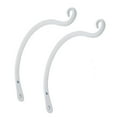 Chidian 2pcs Iron Hook Wall Mounted Hook Rack Flower Basket Holder