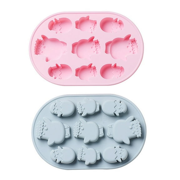 Chidian 2pcs Silicone Molds 3D Chick Molds Cake Molds Decorative Fondant Molds for Chocolate Candy Dessert Sugar Cake Cupcake Resin Clay