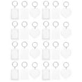 thumbnail image 1 of Chidian 60pcs Clear Acrylic Photo Keychain Blank Picture Frame Keychain DIY Key Ring, 1 of 11